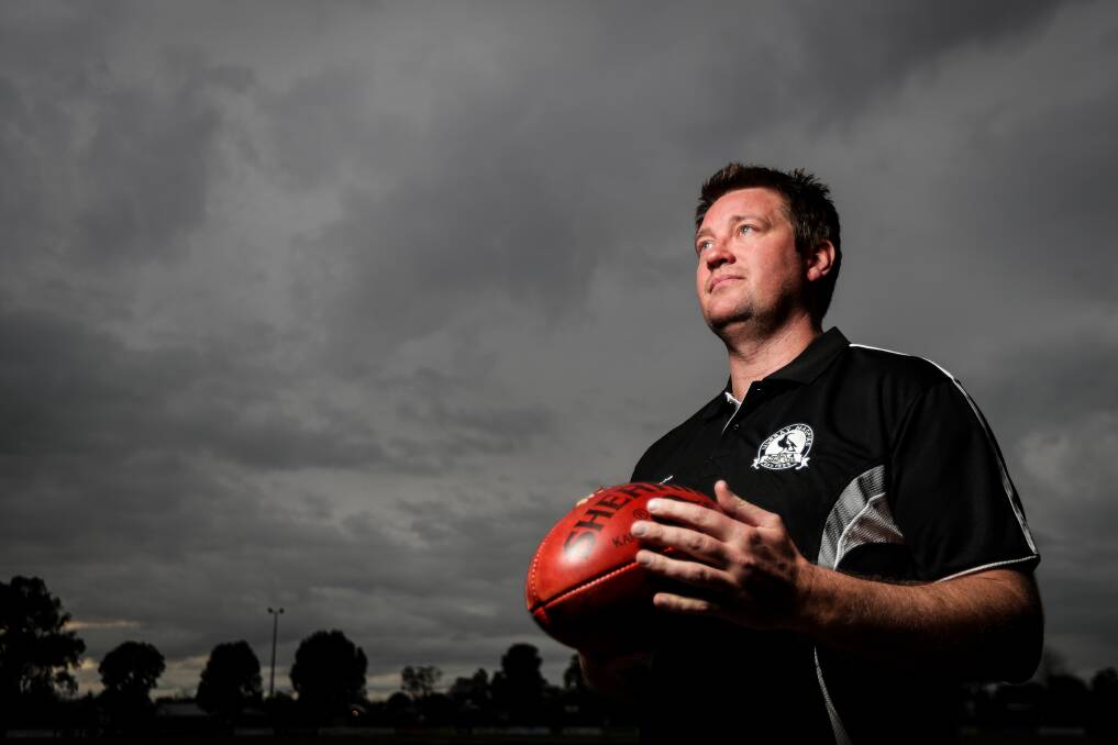 OUT OF THE DARK: Murray Magpies' Brett Argus will look to lead the club into a new era after a tough season, snaring only three wins. Picture: JAMES WILTSHIRE