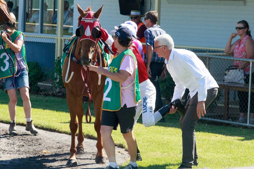 Albury trainer Andrew Dale and jockey Jake Duffy combined to win with Little Red Devil last December and the team is chasing similar success in the Berrigan Cup.