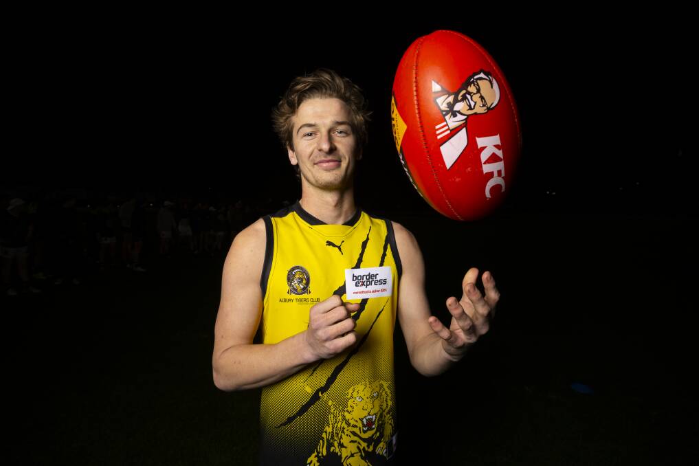 JUGGLING COMMITMENTS: Albury's Riley Bice has been superb, representing the league, but he's also played GWS reserves. Picture: ASH SMITH