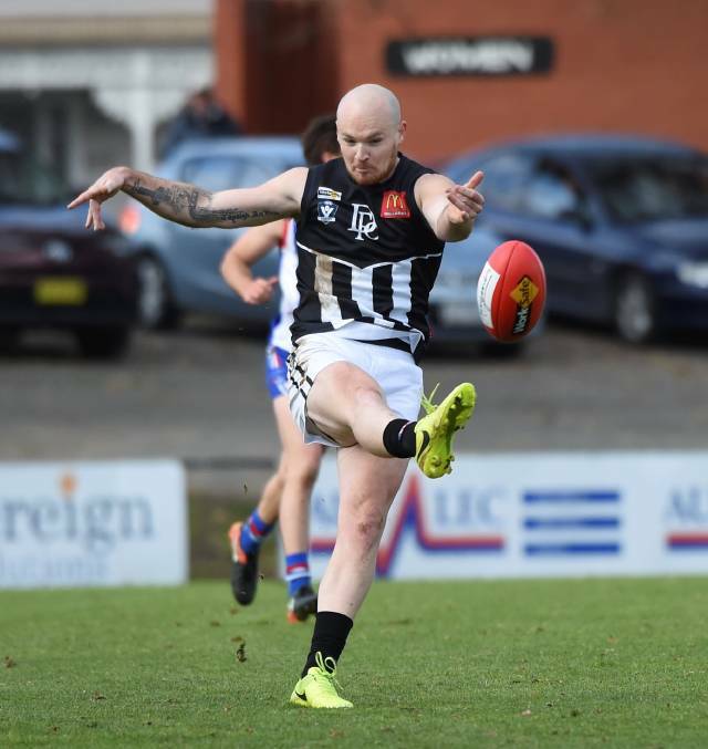 Kyle Docherty had a season with Ballarat Football League club Darley in 2017 before returning to Mt Eliza. Picture: BALLARAT COURIER