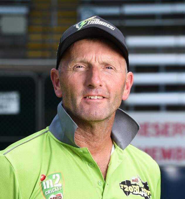 Cricket NSW's Robbie Mackinlay is in charge of Camp Sydney Thunder.