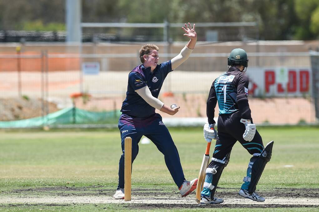 East Albury's Coby Fitzsimmons snared four wickets in the win against New City.