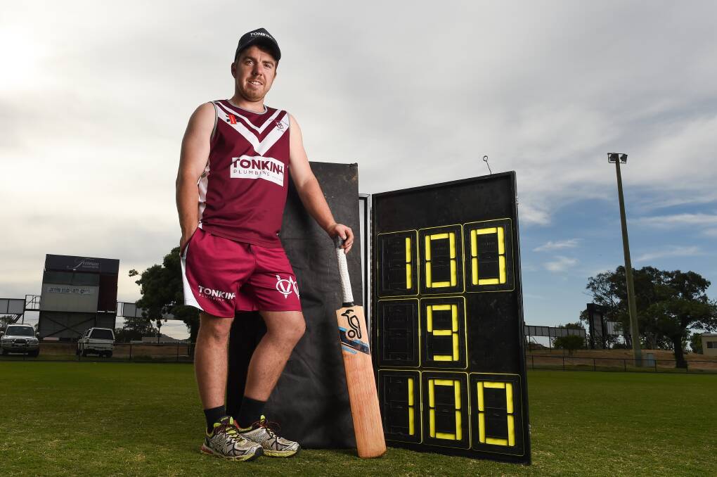 TOP TON: Wodonga's BJ Garvey will play his 100th first grade game when the Bulldogs host Lavington. Picture: MARK JESSER