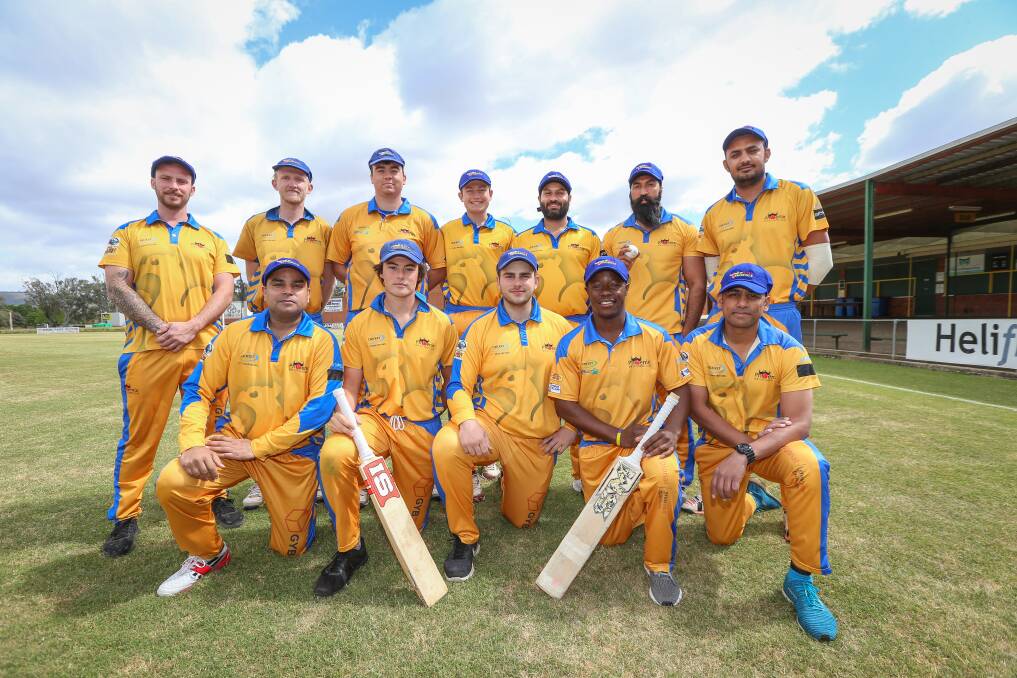 New City off-spinner Bhupinder Singh (back row, second from right) bamboozled Belvoir's top order with his craft.