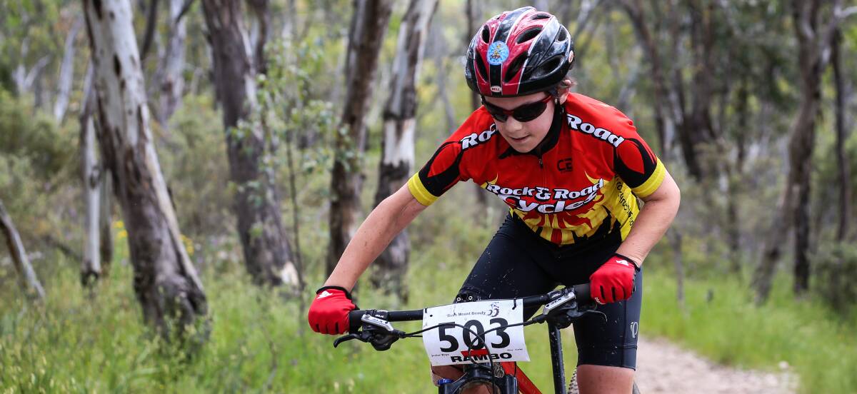 YOUNG GUN: Riley Corke won the Albury race in the regional RAMBO series. A number of other events cut the junior numbers. The youngster is from Wangaratta.