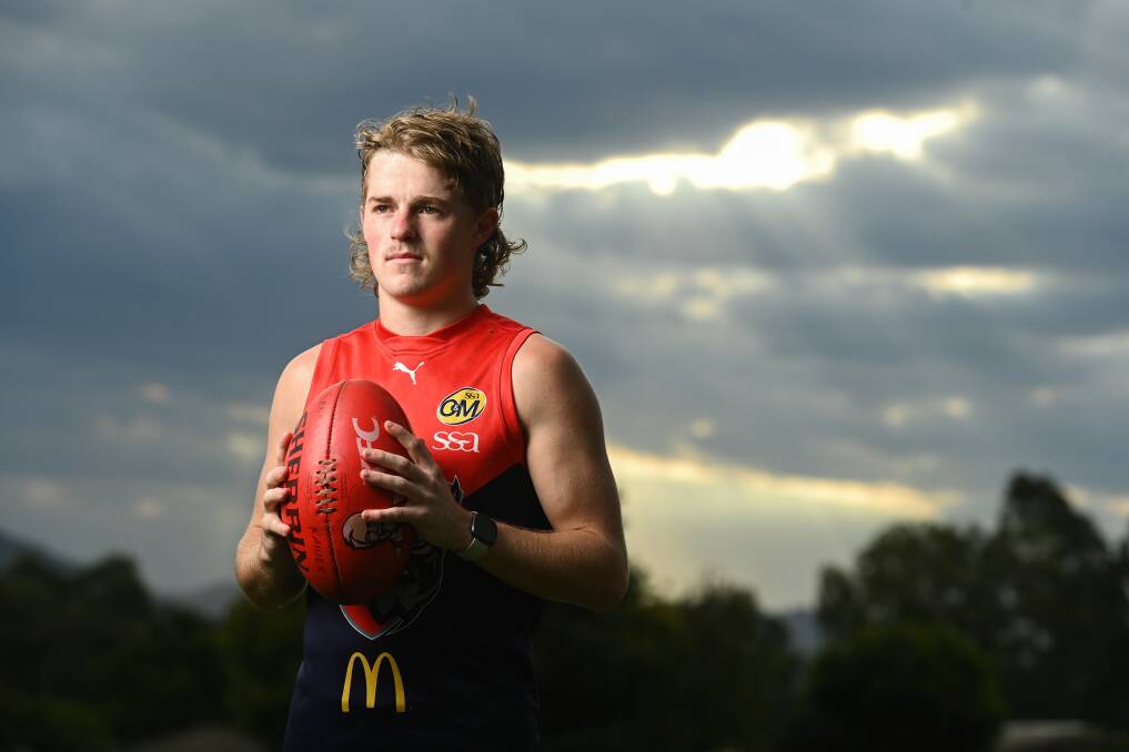 Max Beattie was an emerging star at Wodonga Raiders, but he's since taken his game to another level and is now eyeing an AFL start.