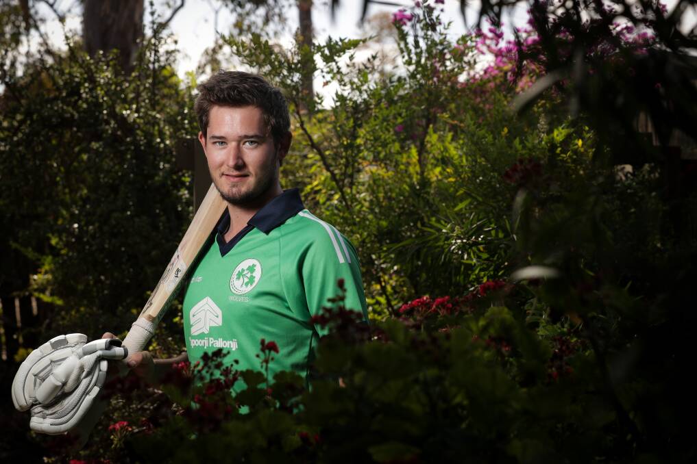 AARON'S AIM: Irishman Aaron Gillespie is a step closer to playing Test cricket after he was selected in the Ireland A team. Picture: JAMES WILTSHIRE