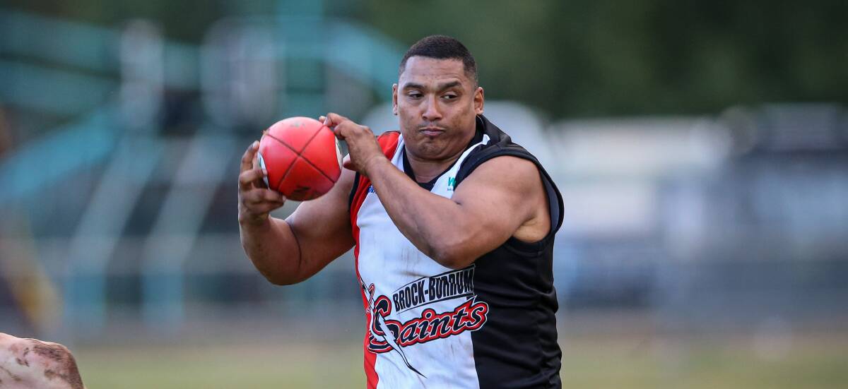 Damian Cupido kicked eight of the Saints' 17 goals against Billabong Crows.