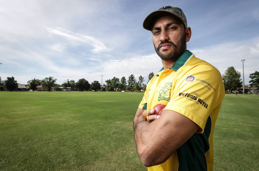 Indian import Sahib Malhotra hit an unbeaten century to guide Tallangatta to a thrilling win over New City.