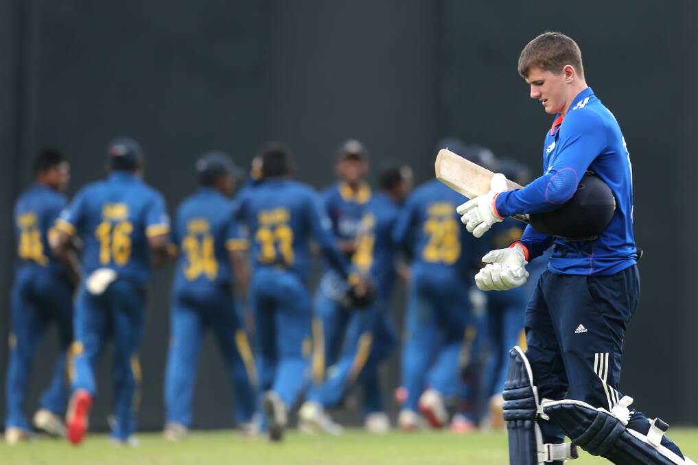 England (foreground) played Sri Lanka in an under 19 international. Picture: GETTY IMAGES