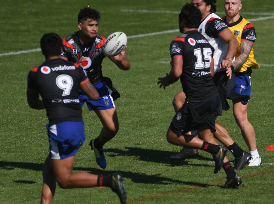 The New Zealand Warriors are temporarily based at Tamworth. Picture: NORTHERN DAILY LEADER