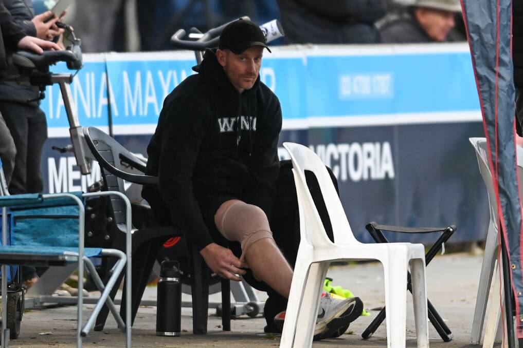 Former Wangaratta captain Michael Newton suffered the injury against Albury on July 22.