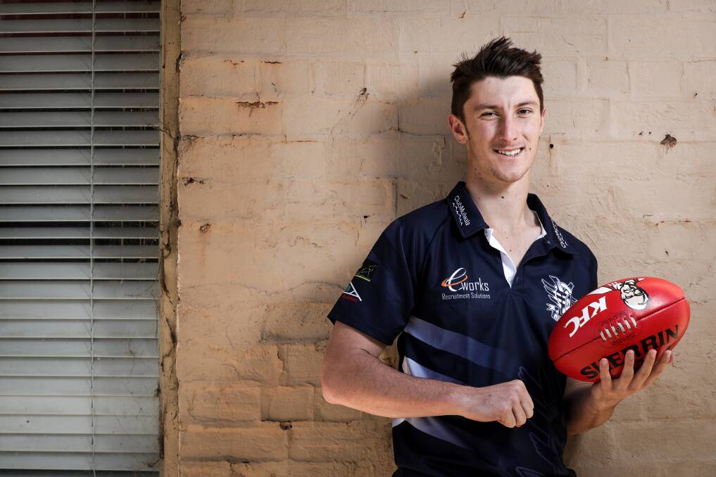 EMERGING FORWARD: Yarrawonga teenager Matt Casey has been named in the Vic Country under 19 team. Picture: JAMES WILTSHIRE