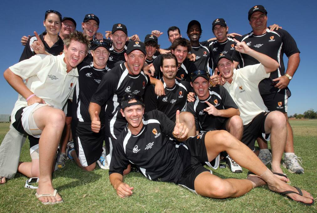 Northern Territory won the Australian Country Championships on the Border in 2009-2010, with future Australian star D'Arcy Short (front left).