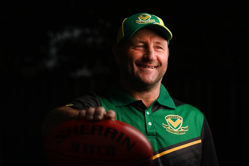 STRAIGHT SHOOTER: North Albury coach Luke Norman is targeting
a top five finish next year, despite the club snaring only three wins
last season. Picture: MARK JESSER