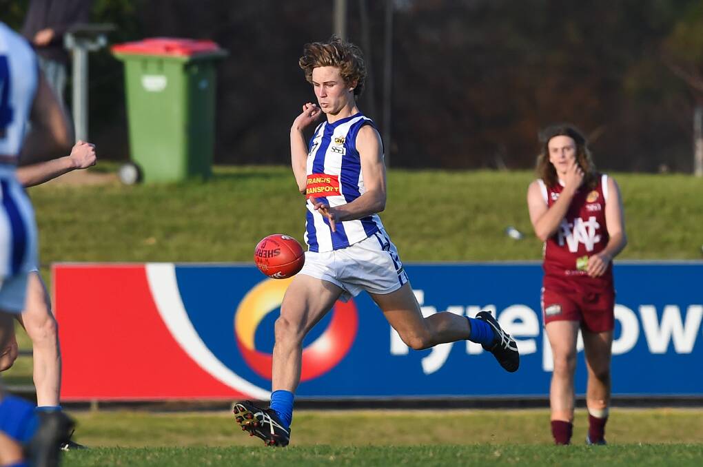 Will Chandler kicked six goals in the Roos win over North Albury.