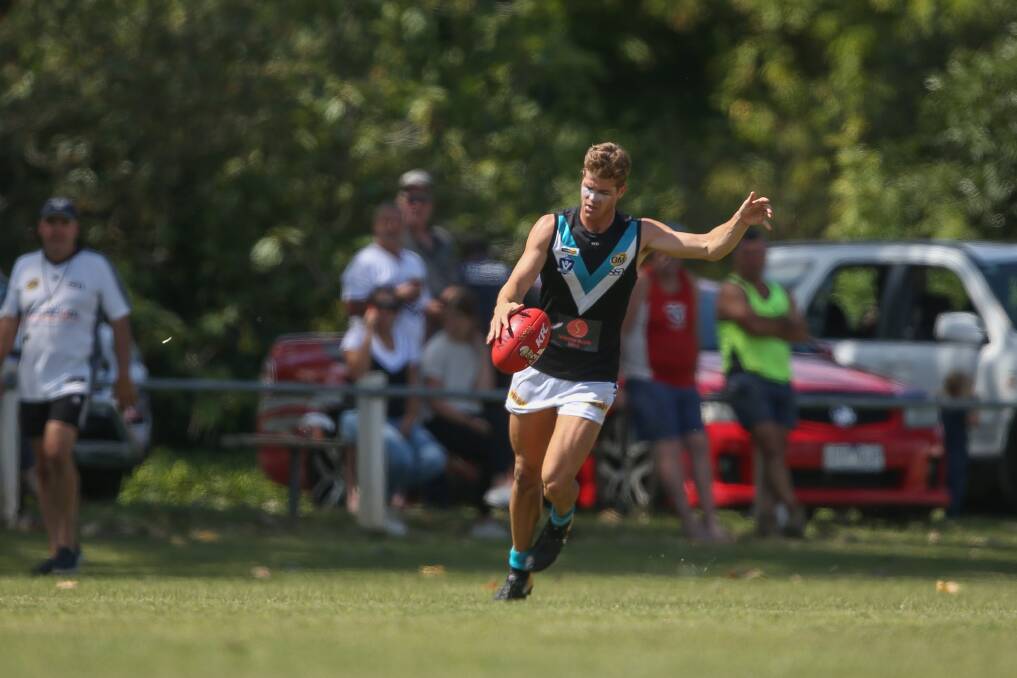 IMPROVING: Lavington's Grange McMahon was superb against the Saints and has quickly become a reliable defender since moving from ACT club Eastlake.