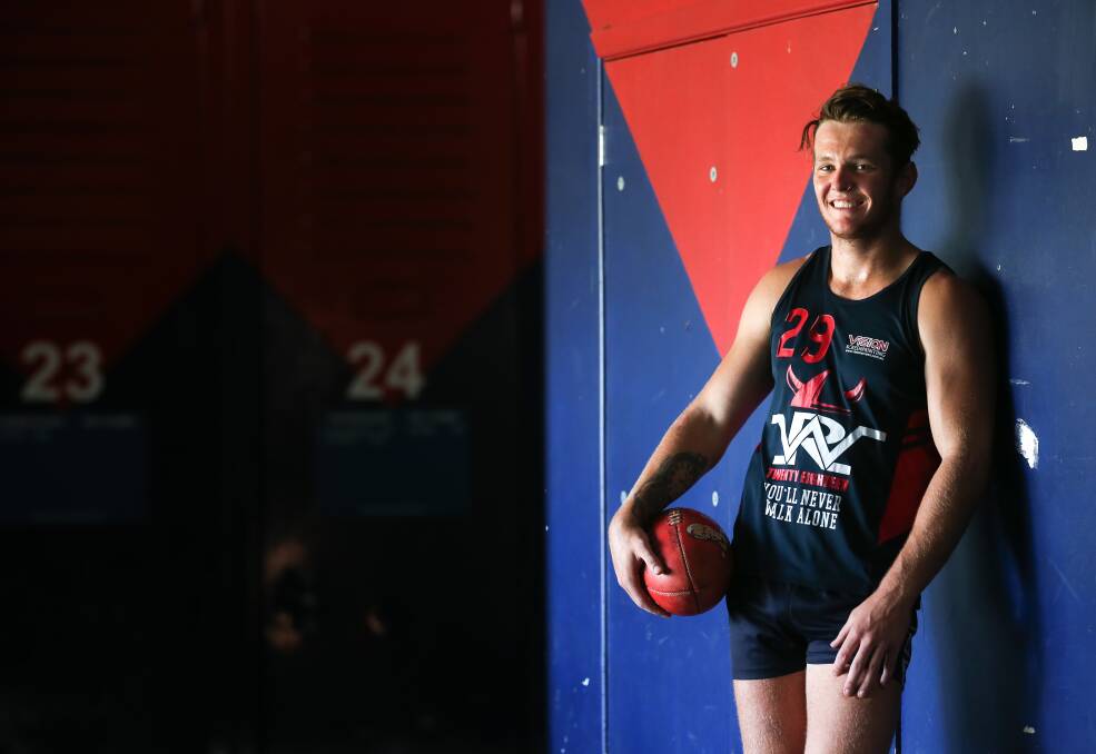 THE MAIN MAN: The promising Connor Newnham will assume the role as Raiders' key forward with the departure of Jydon Neagle to the SANFL. Picture: KYLIE ESLER