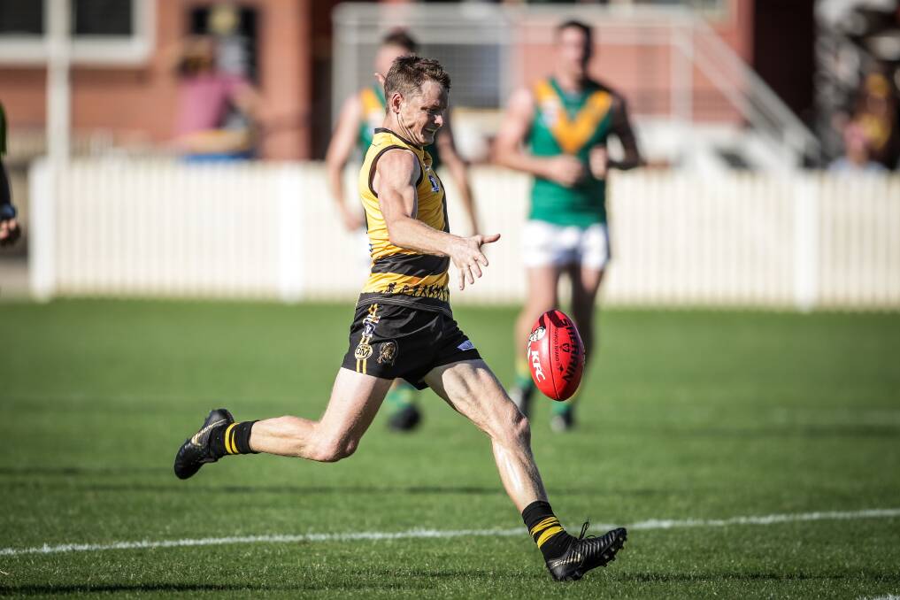 Albury's Luke Daly started his coaching career on the road with a 90-point win over the Roos. The Tigers had 10 goalkickers.