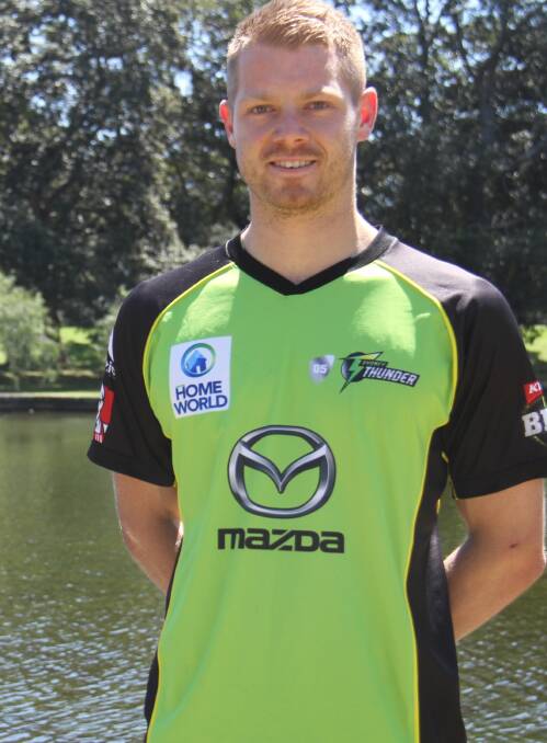 OUT TO IMPRESS: Sydney Thunder's Nathan McAndrew will be one of a number of first-year contracted players chasing a spot in the starting team for the BBL. The Thunder will play the Melbourne Stars at Lavington Oval.