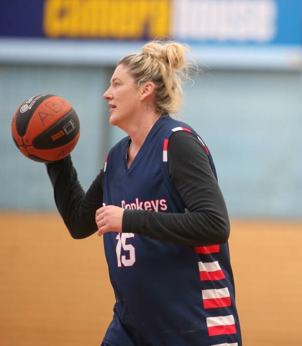 WELCOME BACK: Lauren Jackson made a low-key playing comeback as her team claimed the Twin Cities Classic. Picture: TARA TREWHELLA
