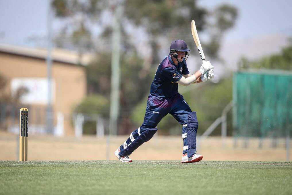 East Albury opener Coby Fitzsimmons has excelled, hitting two tons and three half-centuries. 