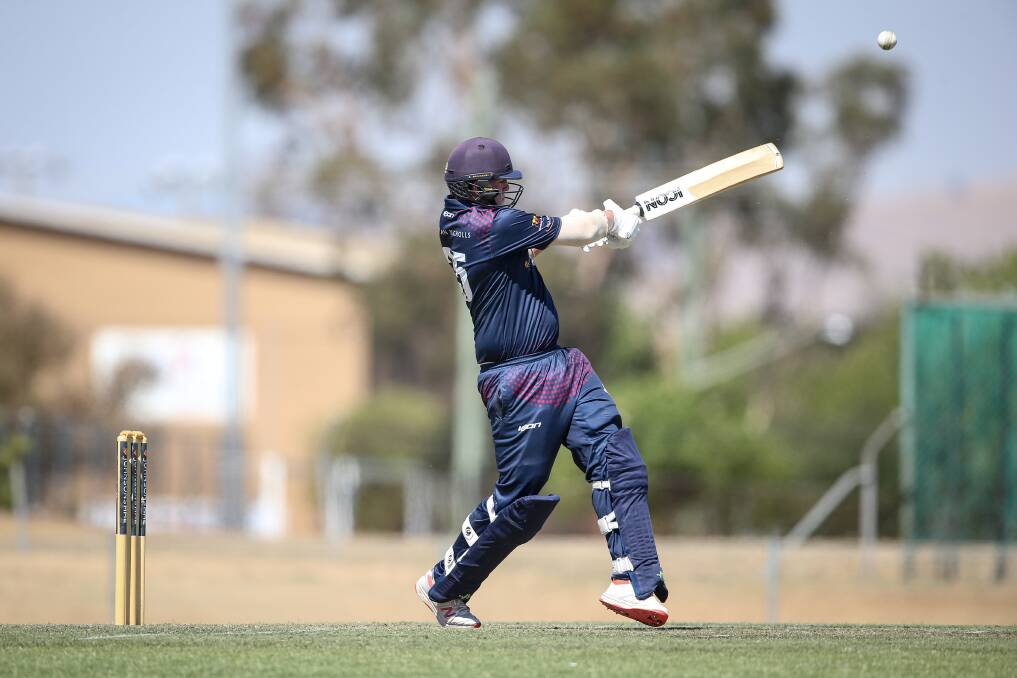 East Albury teenager Coby Fitzsimmons hit his maiden century in the drawn match against Belvoir. His previous highest score in first grade was 62.