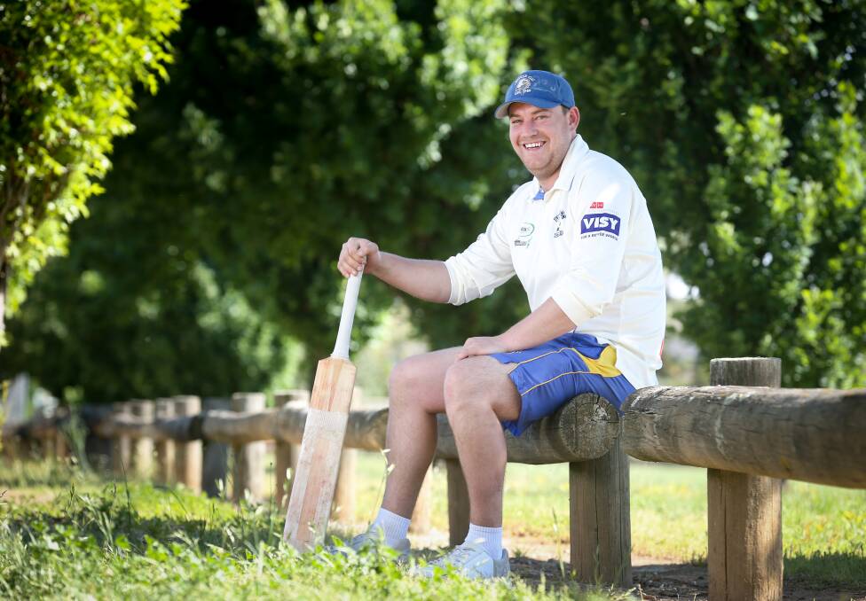 Belvoir's David Farrell smashed a century against Wodonga Raiders. He did the same the last time he played them.