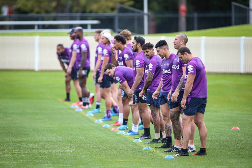Melbourne Storm trained on Albury Sportsground last year and so will now be the 'home' team when it faces Newcastle Knights on Saturday.