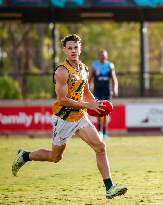 Kieren Parnell is a two-time premiership player at St Mary's in the NTFL. Picture by Celina Whan - AFLNT Media