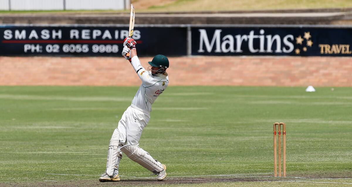 BORELLA BLASTER: North Albury's Ash Borella belted 64 runs in boundaries during his innings of 108 not out against Tallangatta.