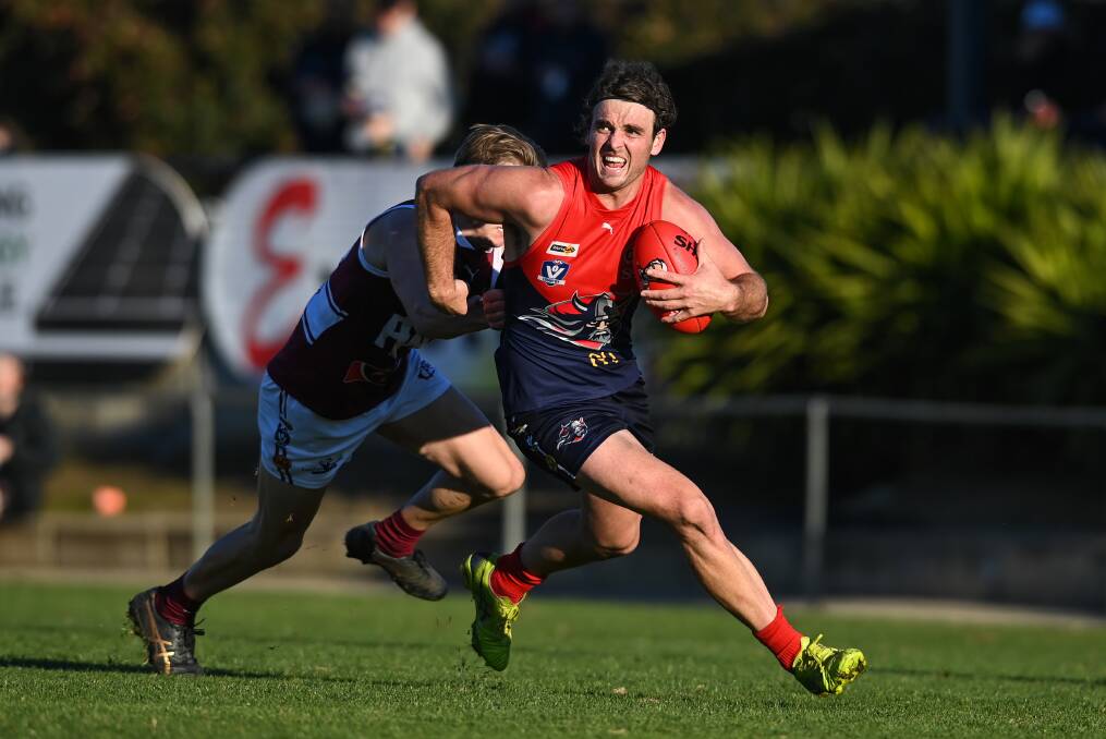Jydon Neagle missed the first three games on his return to Wodonga Raiders this season due to suspension and a calf issue, but showed his class with five goals apiece in the first two games.