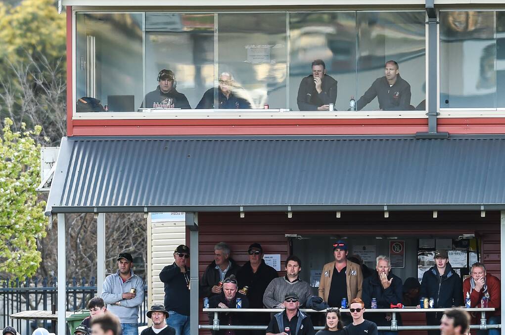 TOUGH DAY: Raiders' coach Daryn Cresswell (top left) could only look on as his team fell to Wangaratta. Picture: MARK JESSER