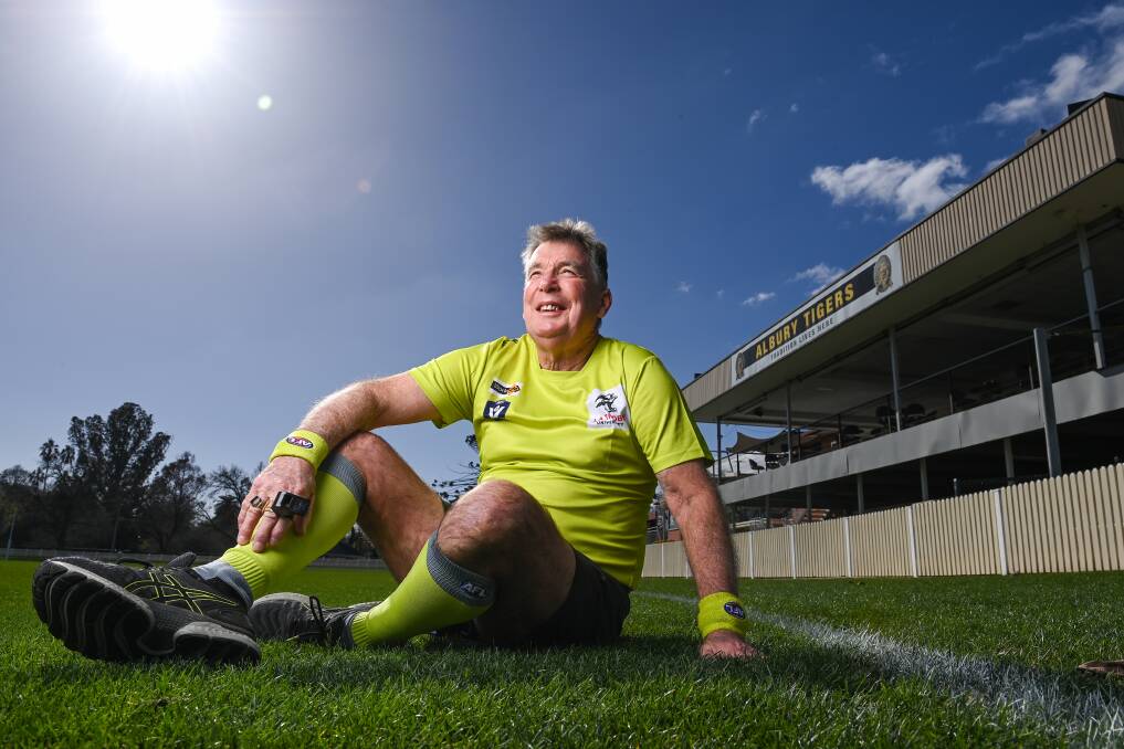 GREAT EFFORT: Peter Andriske will umpire his 800th game on Saturday with his journey taking him throughout a host of leagues and 14 grand finals. Picture: MARK JESSER