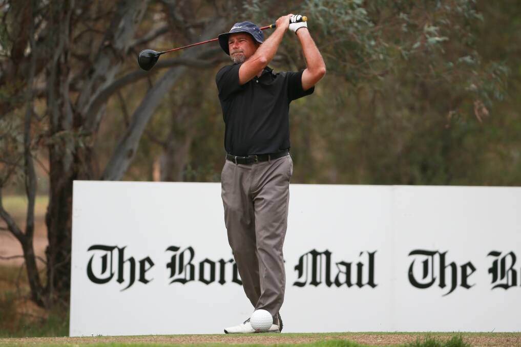 Brad Burns shot to an early lead with a stunning 66 in the State tournament. Picture: GOLF NSW