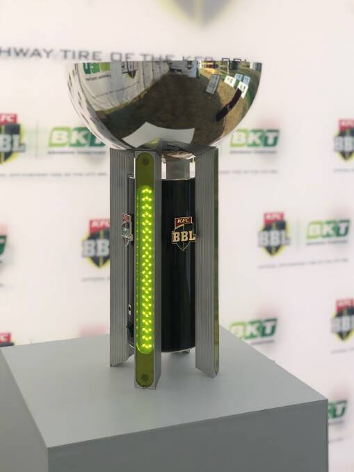 The Big Bash trophy will make a stop to the Border on Monday, ahead of the season opener on December 17.