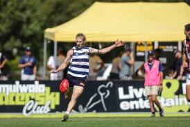 Leigh Williams kicked seven goals in the 25-point win over Myrtleford.