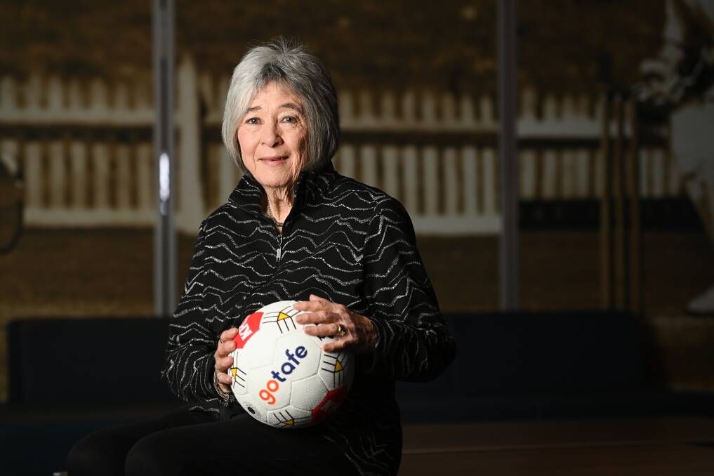 FITTING: Toni Wilson was O and M netball's first president with the best and fairest medal named in her honour, while she also coached Rovers to two flags. Picture: MARK JESSER