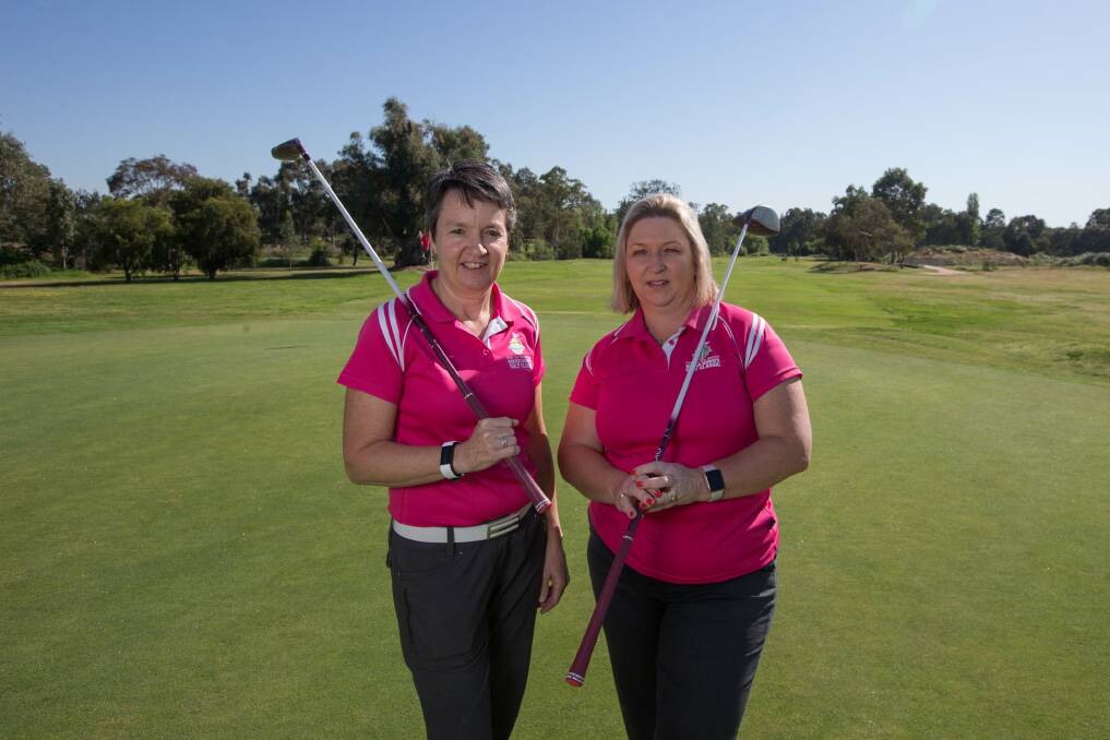 NEW: Wodonga has added an event to its Women's Classic. 'One Cause' targets men with the committee's Jenny Garner (left) and Renae Pitargue. Picture: TARA TREWHELLA