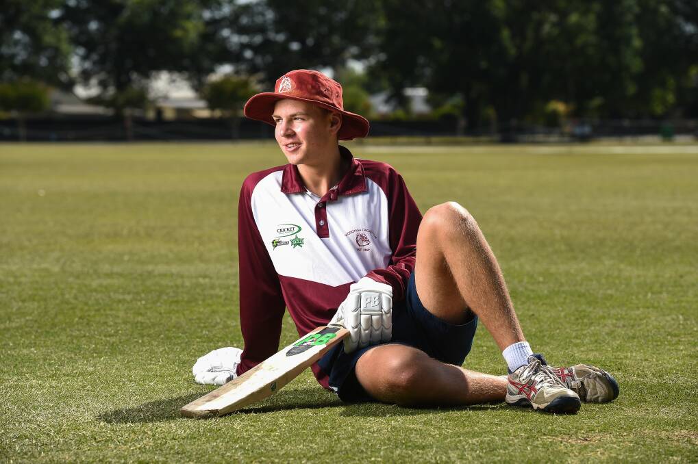 CLASS ACT: Wodonga teenager Michael Grohmann will be chasing another strong effort after his maiden 50 three weeks ago. Picture: MARK JESSER