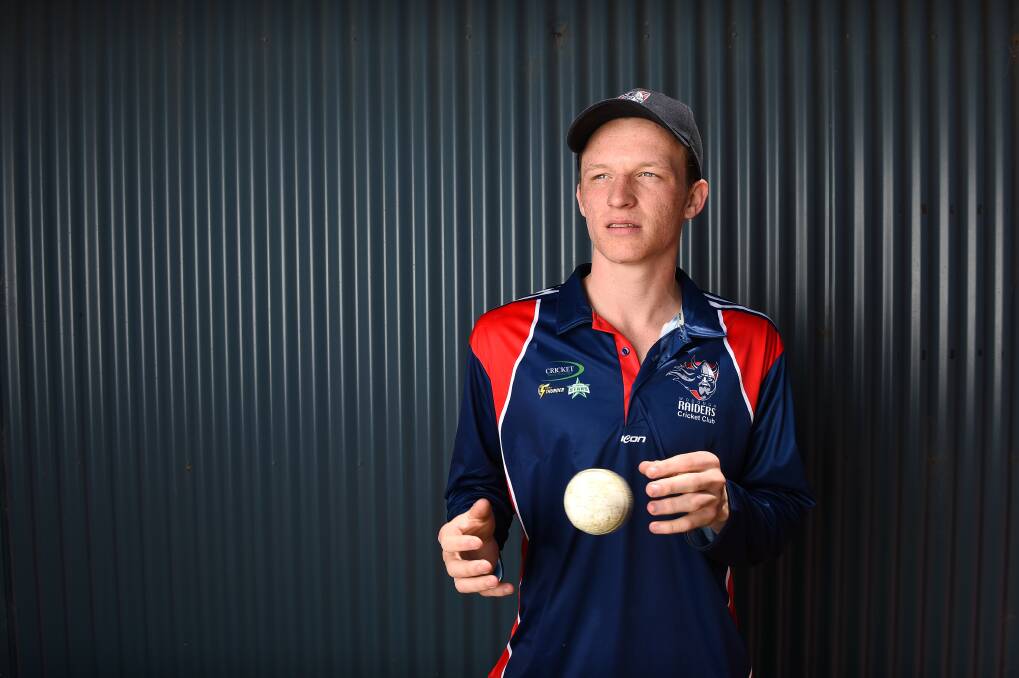 NEW ERA: Wodonga Raiders' Nick Bracher has been with the club during its run of wooden spoons, but it's turning the corner and will host Tallangatta. Picture: MARK JESSER