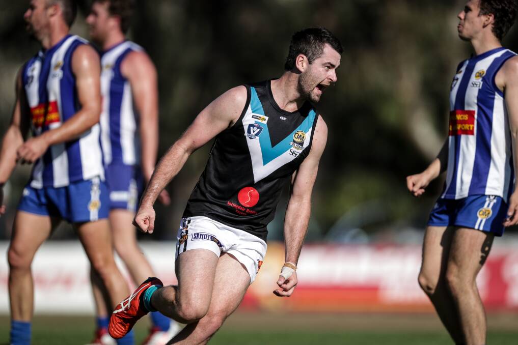 Lavington's Adam Flagg featured with five goals against the Roos. Meantime, boom Roos' youngster Will Chandler kicked one goal in what was his third game.