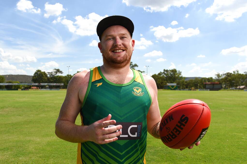 NEW HOME: North Albury unveiled Northern Football League star
Ned McKeown as its star recruit. Picture: MARK JESSER