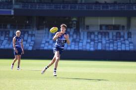 Albury product Connor O'Sullivan will play his first game for Geelong on Sunday. Picture by Brad McGee - Geelong Cats