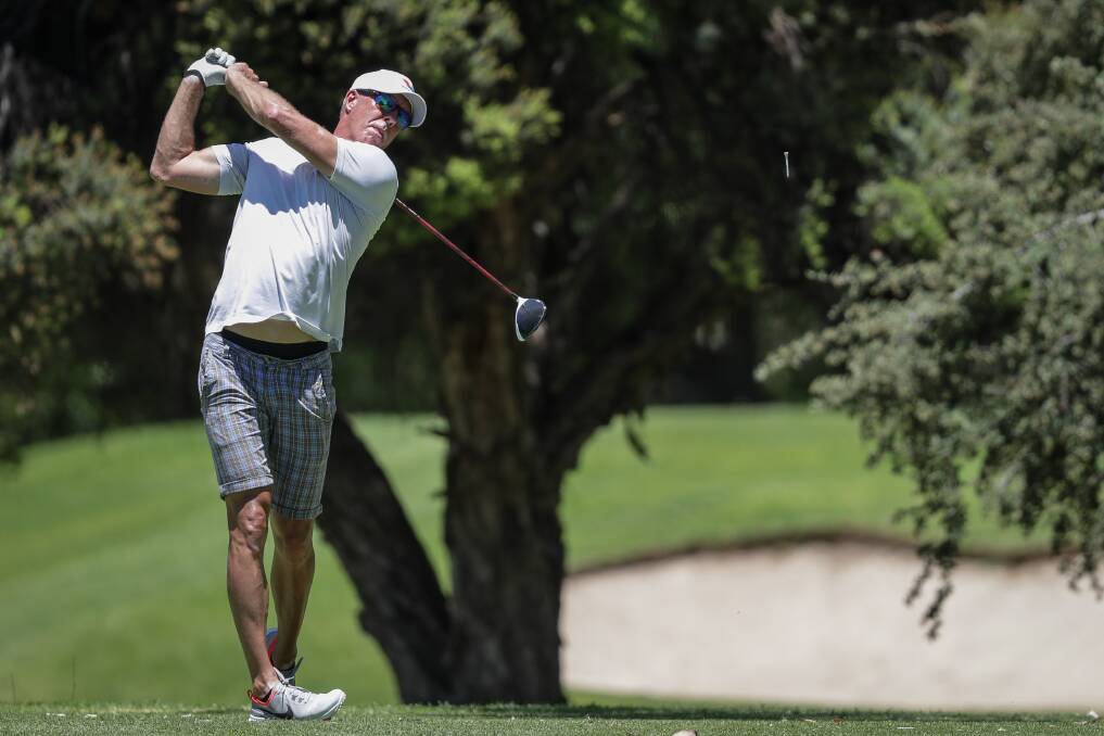 EUROPEAN WINNER: Richard Green has won three times in Europe, so his debut in Albury's pro-am added further star quality. Pictures: JAMES WILTSHIRE