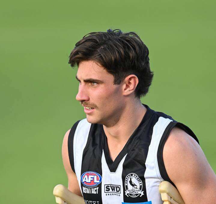 Reilly Mitchell at the Murray Magpies in his previous stint.