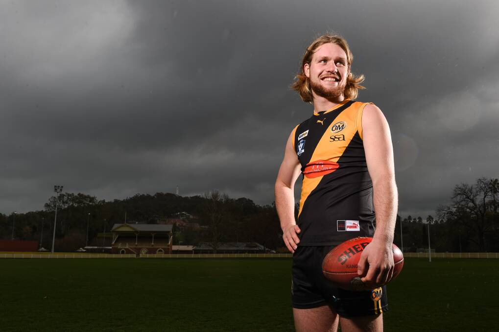 Jay Hillary debuted for Albury in 2019, but has been named for Yackandandah after four games in the reserves.