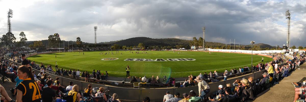 Lavington Sportsground hosted its last grand final in 2017, prior to major redevelopment. If the season does go ahead, will crowds be allowed?