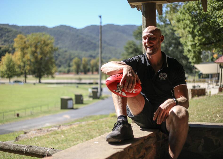 HOME'S WHERE THE HEART IS: Ben Reid has returned to the North East after 14 years with Collingwood in the AFL and he couldn't be happier as he looks to play for the O and M Pies in Wangaratta. Picture: JAMES WILTSHIRE
