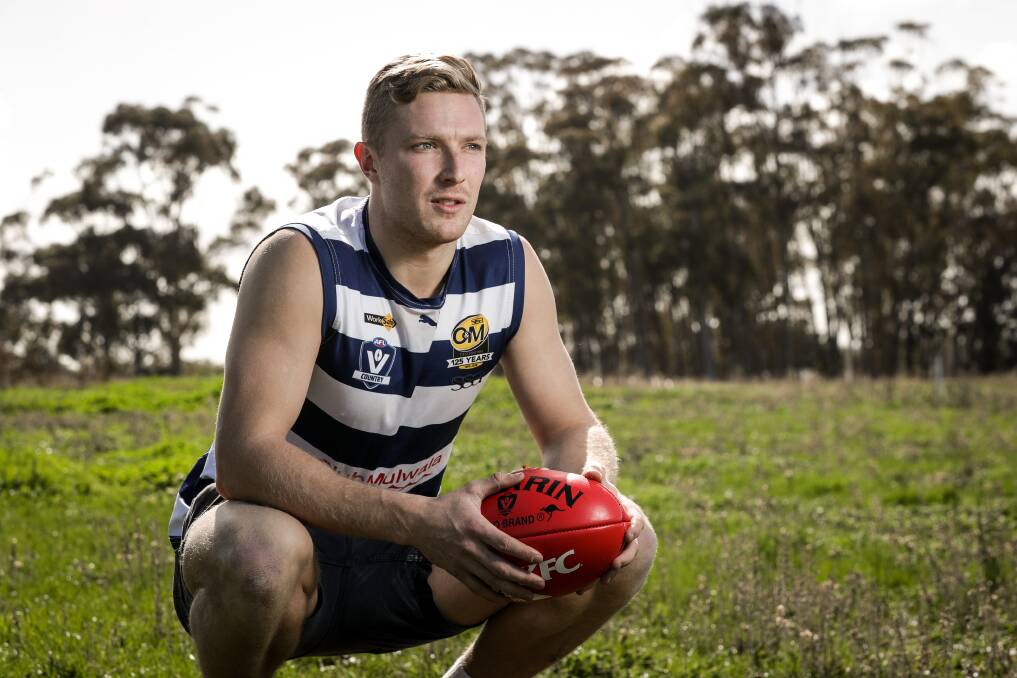 IMPROVED PIGEON: Yarrawonga's Jake Wild has become a key player and he'll look to tackle Lavington's forwards. Picture: JAMES WILTSHIRE